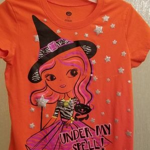UNDER MY SPELL Girls Orange T-Shirt - Sz. L(10-12)